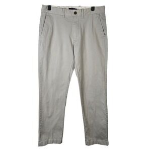 J Crew Mercantile Flex Straight‎ Leg Chinos Khaki Tan Mens W30 L30